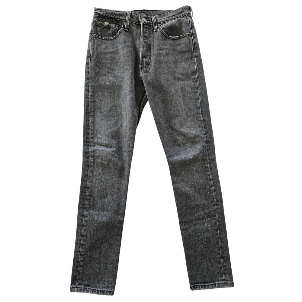 Levi’s 501 Vintage-Inspired Gray Denim Skinny Jeans Women’s Size 26